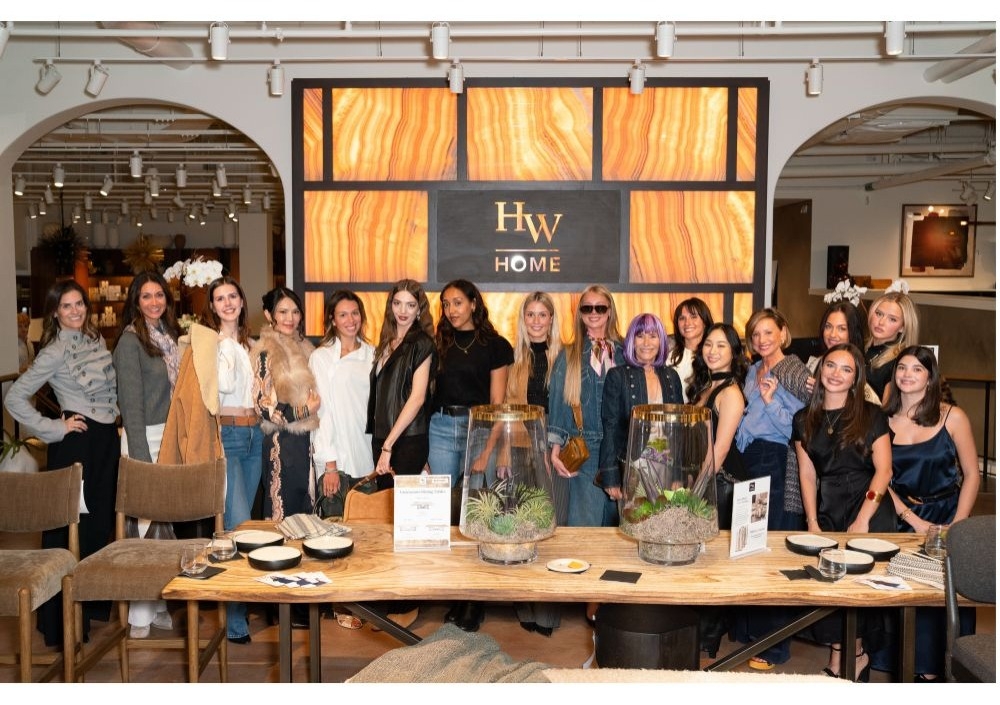 Guests and partners gathering together during The Fall Edit at HW Home