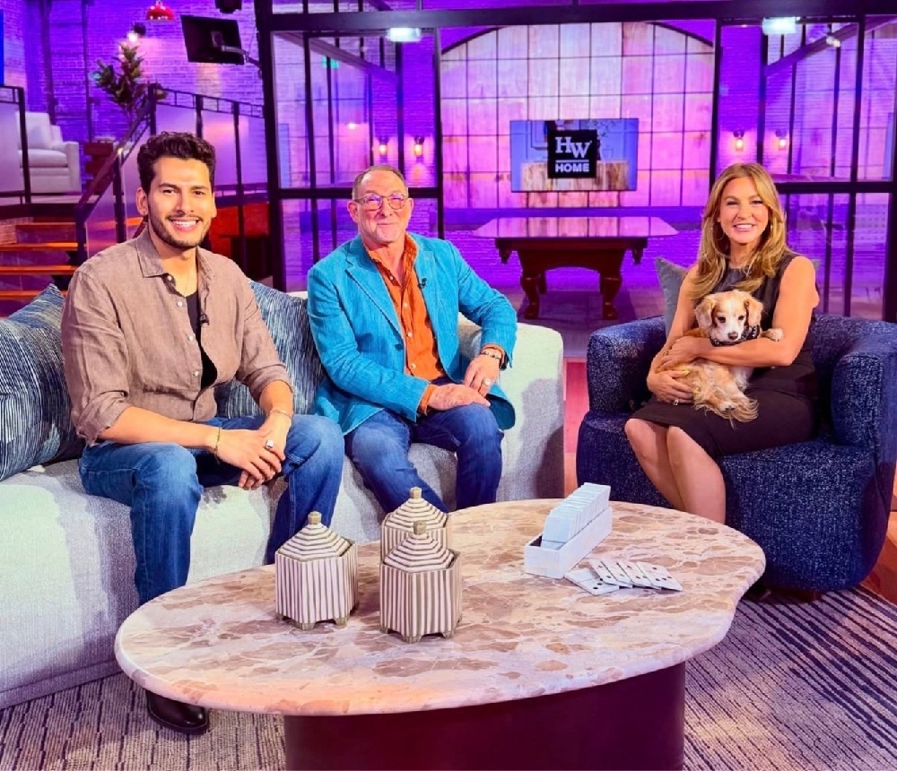 Christian Rhea, Ron Werner, Tory Shulman and Novak on the HW Home furnished Colorado & Company studio set